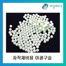 피싱파트너 야광구슬 4mm 5mm 6mm 8mm 축광구슬 자작채비 DIY, 야광구슬 6mm, 1개
