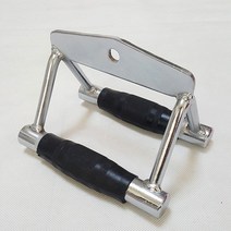 숄더프레스머신 렛풀다운머신 암컬머신 체육관 홈 풀리 케이블 머신 부착물 이두근 삼두근 블래스터 t-바 핸들 그립 풀다운 로프 로잉 머신 액세서리, 회색