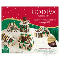 고디바 홀리데이 초콜릿 쿠키 빌리지 키트 737g GODIVA HOLIDAY CHOCOLATE