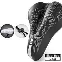 Xunting MTB 자전거 안장 덮개 도로의 편안한 통기성 슈퍼 자전거 안장 액세서리, Fhmt 블랙