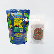 VETAFARM(새모이) [앵무새펠렛] VETAFARM 스몰펠렛 400g/2kg 중대형앵무 펠렛(새모이) 코뉴어 코카투 회색앵무 등, 1개, 400g(소분)