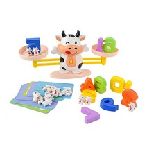 어린이집교구 숫자배우기 얼룩소 저울놀이