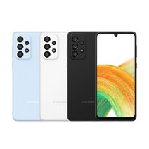 [삼성전자] 갤럭시 A33 (128GB) [SM-A336N] [자급제폰], 선택:어썸 블랙, 어썸 블랙