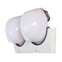 스틸 안전모 거치대 걸이대 보관함 정리함 2구 안전모정리함, 걸이대2구(스틸), 1개