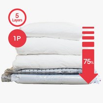 5겹코팅 의류 롱패딩 패딩 이불 대형 초대형 압축팩알루미늄 압축팩, 05.크로스 확장형 부직포 정리함, 대