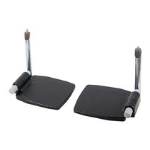 GHSHOP 휠체어 발판 수동 휠체어 발 페달 교체 휠체어 부품, 극이 있는 플라스틱, 다중 크기, 1개