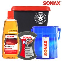 세차 소낙스 셀프 세차용품 세트 카샴푸+멀티바스켓+스펀지_[230131EA], 소낙스 세차3종세트_B타입