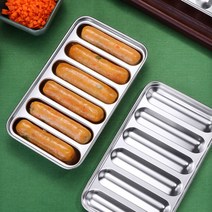 일자 어묵만들기 찜틀 6구 핸드메이드 소시지 스텐 틀