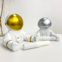 우주인 욕실휴지걸이, 골드