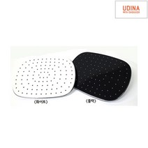 어디나 해바라기 샤워기헤드 직사각 최고급(블랙/화이트), 블랙