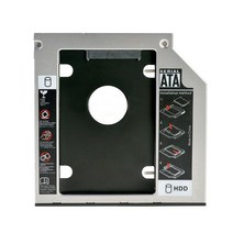 노트북 cd 롬 외장형 odd2nd hdd ssd 하드 드라이브 광학 베이 캐디 프레임 어댑터 asus x75v x52j g750jz t4023h g750jz k50, 없음
