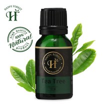 행복숲 100%천연 아로마에센셜오일 15ml-티트리 라벤더 라임, 24_천연 티트리(15ml)