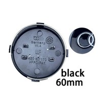 60mm 61mm 69mm 자동차 스타일링 휠 센터 캡 허브 커버 배지 아우디 A3 A4 A5 A6 A7 A8 S4 S6 액세서리 4 개입, [02] 60mm Black-4B0601170