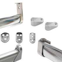 옷걸이봉 소켓 U형 타원형 옵션선택, 선택11.타원U소켓/PVC/16파이/피스형