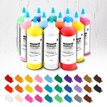 가민 전문가용 아크릴물감 대용량 물감 퍼포먼스미술 미술용품 500ml 29색, 23. 라일락