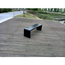 철제의자 마당벤치 정원벤치 공원벤치 의자 야외 벤치, 100 cm 40 cm 45 cm 블랙