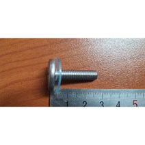 머쉰나사 둥근납작머리+플라스틱와셔 M6 26L (둥근머리외경 16mm 두께2.5T) STS304 스텐 50개