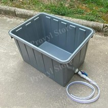 산업용 업소용 대형플라스틱박스 물류창고 자재박스 공구부품상자, 160K 회색755x550x455, 단일박스(배수구 제외)