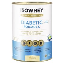 IsoWhey 임상 영양 당뇨병 포뮬러 바닐라 640g 고단백 영양 식사 대용, 1개
