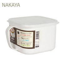 나카야 일본 손잡이 밀폐용기, 1400ml, 1개
