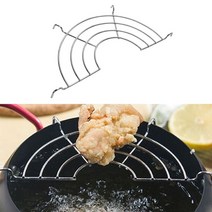 자동볶음기 회전국솥 튀김기계 주방 스테인레스 스틸 반원형 오일 드레인 랙 증기 단열 가정 요리 튀김 음, 05 24