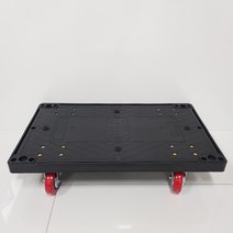 p대차 검정 달리 중 450*750 pvc바퀴 접이식카트 L카 구르마 대차 밀차, 검정 중 달리 450*750 pvc바퀴