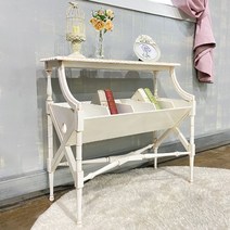 스페이드가구 엔틱가구 화이트빈티지 5칸 잡지꽂이 빈티지가구, 단일옵션