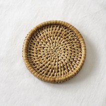 라탄 티코스터 우드 컵받침 컵홀더 트레이 홈카페