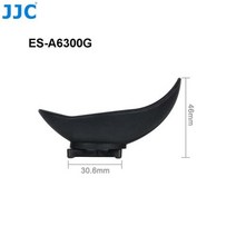 JJC 카메라 아이 컵 소니 A6100 A6300 A6000 NEX-6 NEX-7 DSLR 카메라 뷰 파인더 아이피스 아이 섀도우 소, 협력사_ES-A6300G
