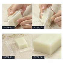 수제비누만들기재료 비누커터 비누만들기 15pcs 투명 수제 비누 트리머 사용하기 쉬운, 1개