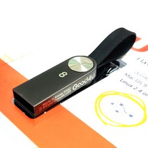 굿포유 초슬림사이즈 USB2.0 메모리 메탈그레이 EG50, 32GB
