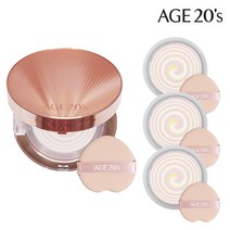 에이지투웨니스 에이지20S 볼륨에센스 엔젤링 톤업팩트 핑크 본품+리필3