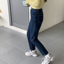 오노마 오노마 ONM 여자 캐주얼 개강룩 데일리 진청 데님팬츠 청바지 (8413506)