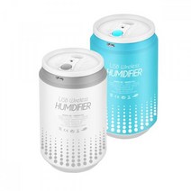 에스모도 캔모양 유무선 USB 가습기 2600mAh배터리, 화이트