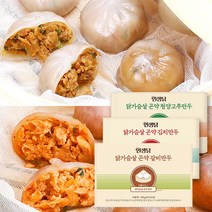 우아한끼 인생닭 닭가슴살 곤약 만두 갈비만두 김치만두 고추만두 3종 168g, 04. 김치2+갈비2+청양고추2 (168g x 6팩)