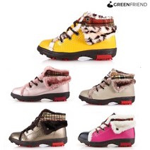 BOA 여성용 방한 골프화 5종 필드용 스파이크분리형