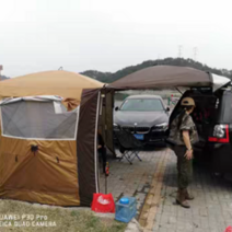 suv 스타렉스 카니발 캠핑용품 차박텐트 후면오픈형, 2, 단일사이즈