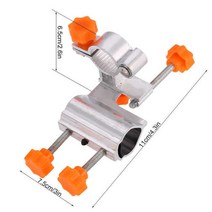 호환 낚시배 바다낚시배요트 부품 의자 튜브 알루미늄 합금 낚싯대 폴 홀더 의자 클램프 브래킷 태클 플라이 액세서리, 주황색