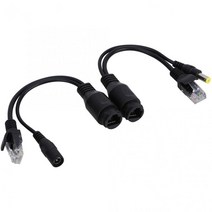 POE EXTENDER 익스텐더 확장 컴퓨터 커넥터 이더넷 패시브 어댑터 케이블 분배기, 하얀