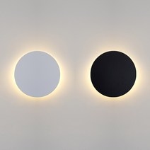 LED 원형 벽부등 써클 벽등 9W, 백색, 전구색(노란빛)