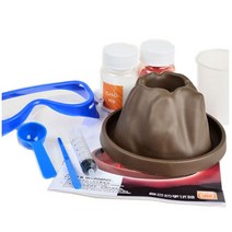 스팀 과학교구 화산불출 실험세트 스몰월드 과학놀이 어린이집 유치원 교구, 화산실험세트