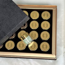 돈진단 공진단용돈 반전 용돈박스 추석 현금 환갑 이벤트, 금색, 20개입
