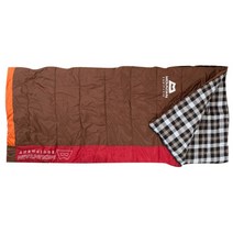 마운틴이큅먼트 문라이트 1500 캠핑용 사각침낭, 초콜릿 + 레드 + 오렌지, 1개