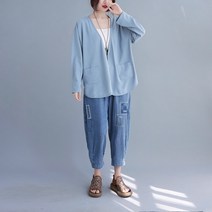 서진맘 여성 루즈핏 쿨링 가디건