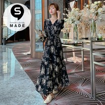 스웨덴세탁소 빅사이즈 롱원피스 아일리 SW1712
