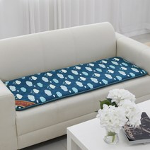 한일전기 구르미 극세사 전기방석 DHI-60A, 네이비, 쇼파용(50 x 138 cm)