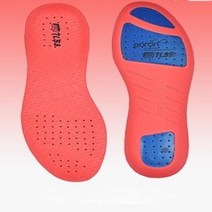 버그 축구 Tlss 미끄럼 방지 충격 릴리프 포런 탈취 통기성 흡수 내마모성 달리기 농구 깔창, 없음, 48.스타일 레드 하프 팜 - 42 middot 5(J