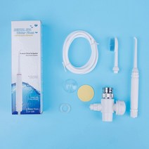 구강세척기 물치실 ABS 치과 스파 워터 제트 구강 세척기 쉬운 DIY 설치 이동식 이쑤시개 키트 클리너 1, 03 1set
