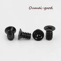 전산 볼트 너트 육각 25pc 컴퓨터 PC 케이스 "2.5" "3.5" 인치 하드 드라이브 디스크, 02 Black_01 M3x4mm