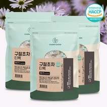구절초 차 들국화 꽃차 티백 삼각 PLA생분해 50티백 해썹, 3팩